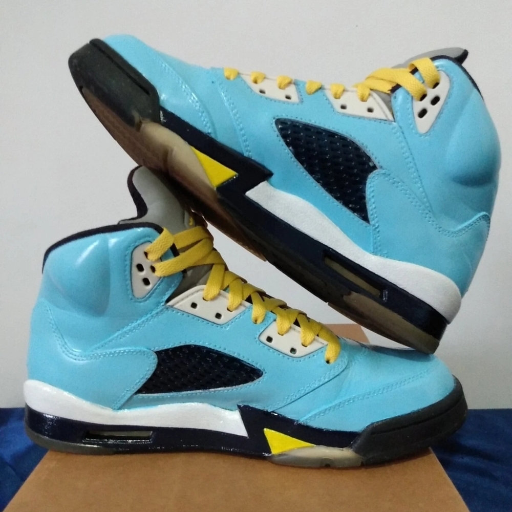 1 OF 1 Air Jordan 5 Retro Memphis Grizzlies Custom Size 7/W8.5 - Picture 6 of 7
